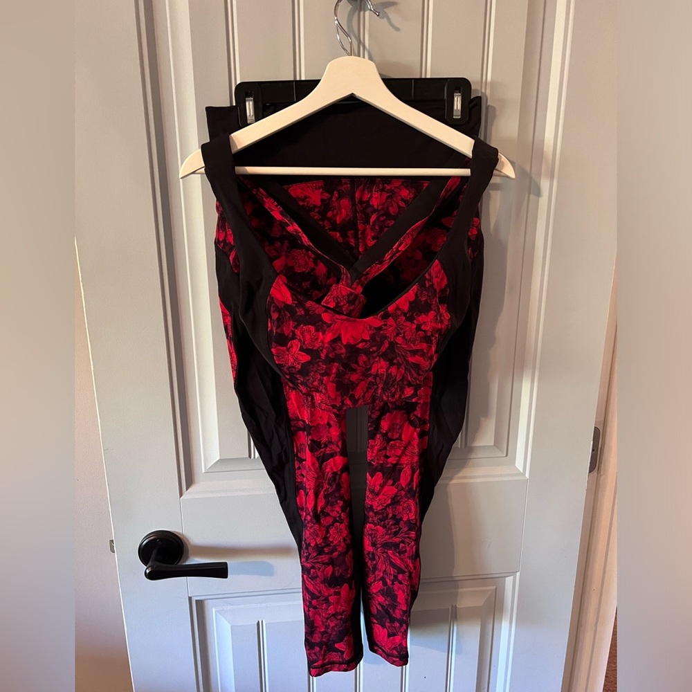 Lululemon Red Floral Set